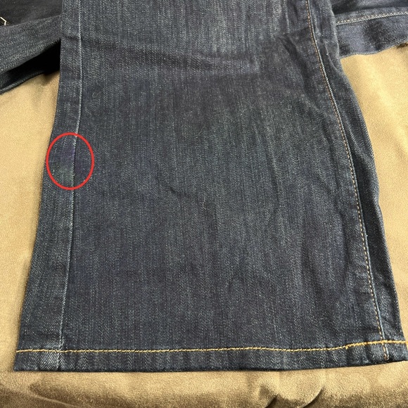 Distinctly Bootcut Jeans Women's 14 Avg. LANE BRYANT Blue Denim Dark Wash *READ* - Picture 15 of 16